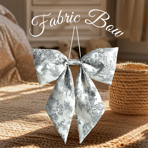 FB00 リボン型のオーナメント 壁飾り ウォールデコ トワルドジュイ