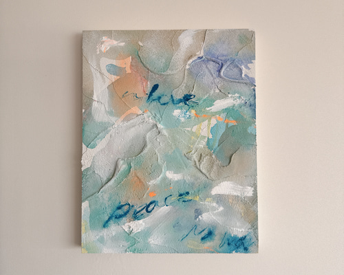 原画】Love, peace, no warの絵 絵画 Hang 通販 19168286