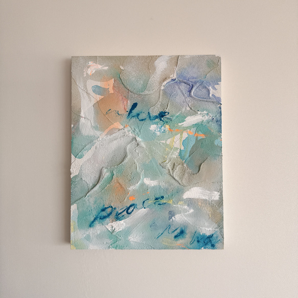 原画】Love, peace, no warの絵 絵画 Hang 通販 19168286