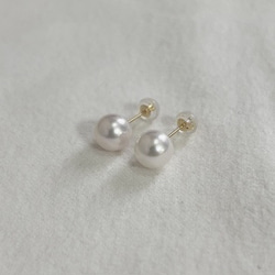 K18 ゴールデンパールピアス – I&JEWELRY