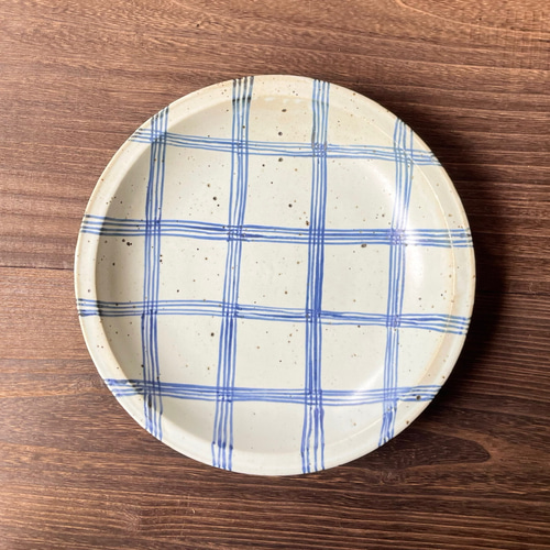 Arabia verkko 格子模様のお皿 2枚セット 17cm Arabia verkko 格子模様