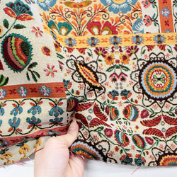 刺繍キット レッサーパンダさん がま口 財布 生地 紡ぐ布屋 ron