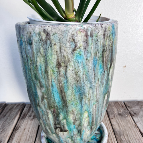 フィロデンドロン＊トータム＊鉢カバー付き＊人気＊観葉植物 アート