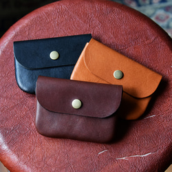 ミニマルチケース 【ソフトオイルレザー】 本革 小物入れ　 1枚目の画像
