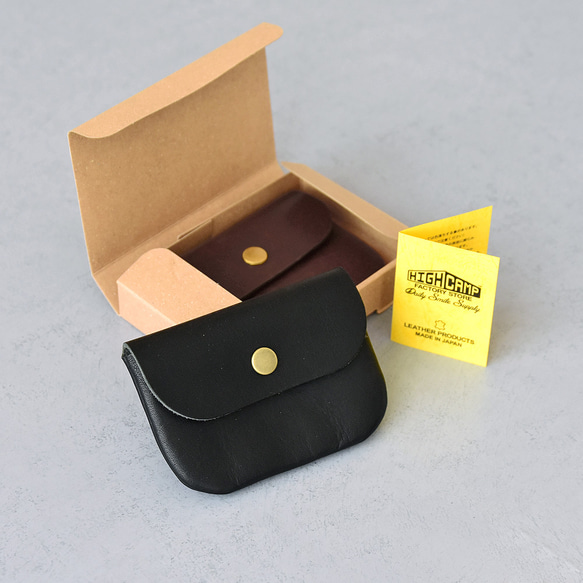 ミニマルチケース 【ソフトオイルレザー】 本革 小物入れ　 13枚目の画像