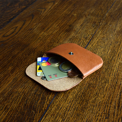 ミニマルチケース 【ソフトオイルレザー】 本革 小物入れ　 4枚目の画像