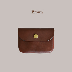 ミニマルチケース 【ソフトオイルレザー】 本革 小物入れ　 10枚目の画像