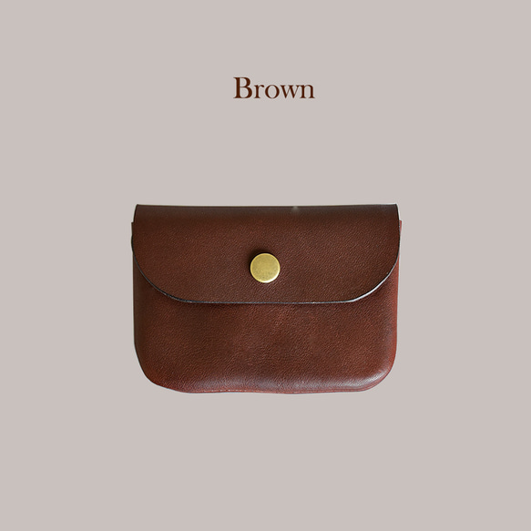 ミニマルチケース 【ソフトオイルレザー】 本革 小物入れ　 10枚目の画像