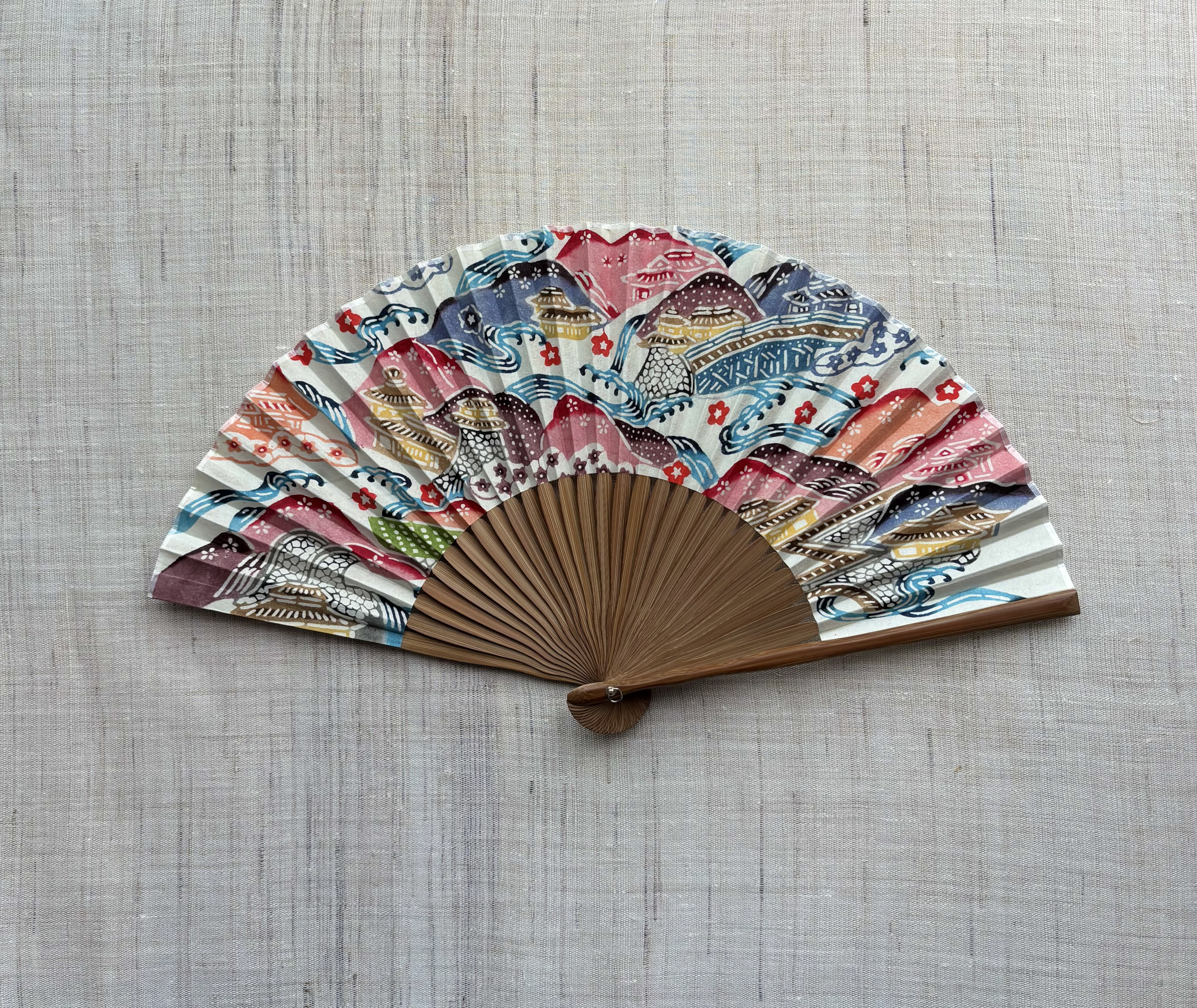 紅型　扇子　【送料無料】