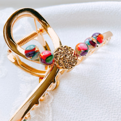 かすみ草 ヘアゴム セット ドライフラワー レジン アクセサリー