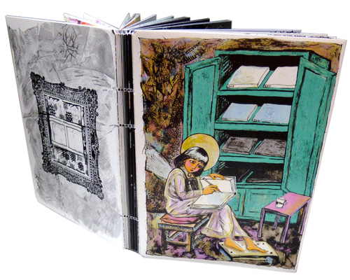 アーティストブック W-LB-GBBG-LB-W |アーティストブック トラベルスケッチ ロード