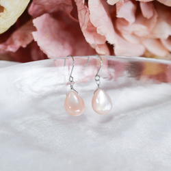 【Creema限定 新春福袋2026〈梅〉】【ピンクシェルのネックレス&ピアス(イヤリング)】サージカルステンレス 10枚目の画像