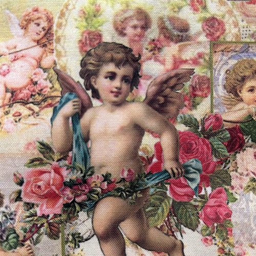 フランスアンティーク カルト・ド・ヴィジット 天使に扮した美しい少女　サイズ大 フランスアンティーク カルト・ド・ヴィジット 天使に扮した美しい少女