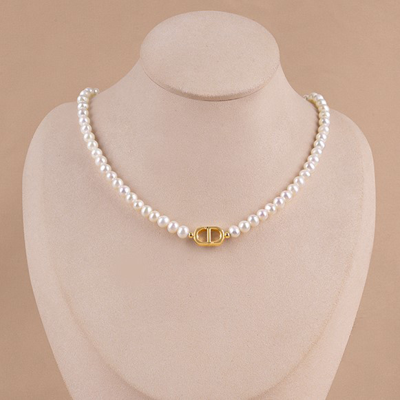 5-6mm淡水パールのネックレス　真珠　淡水真珠 淡水パール  6月誕生石 ブライダル ウェディング 結婚式 7,425円