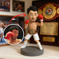 オーダーメイド】お写真からのオリジナルのフィギュア ボクシング好き