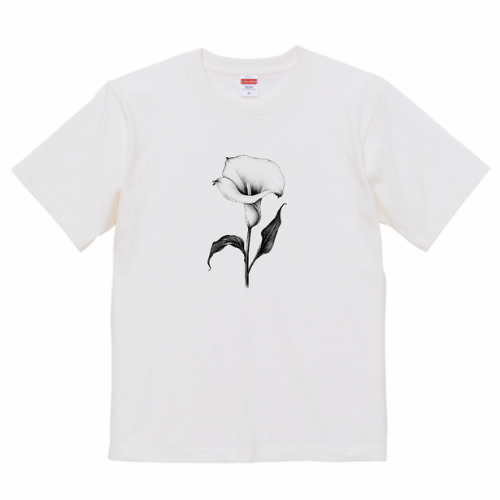 オランダカイウTシャツ（植物Tシャツ）