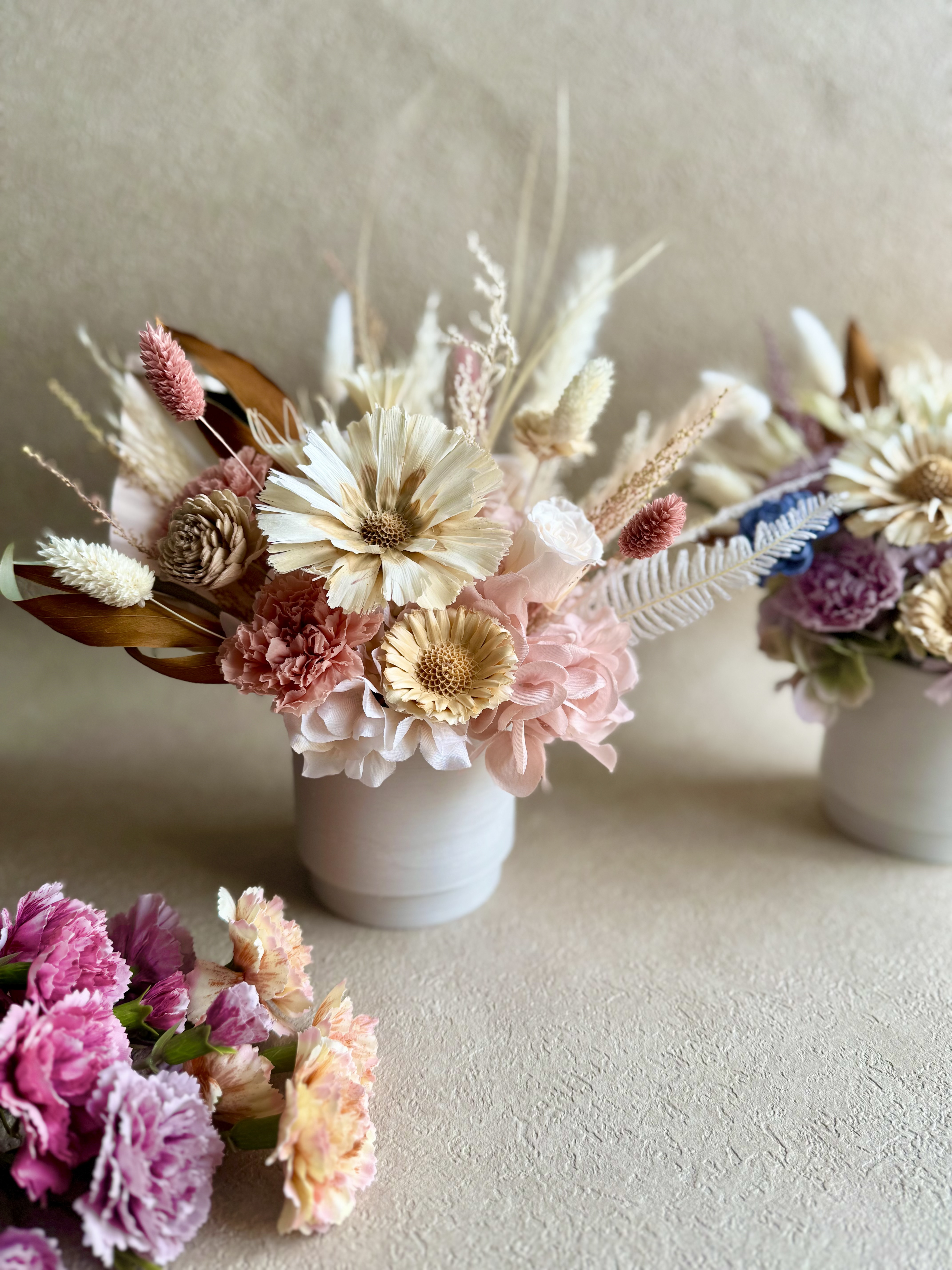 【creema限定】プリザーブドフラワー　アーティフィシャルフラワー　MIXアレンジ　誕生日　お祝い 送別