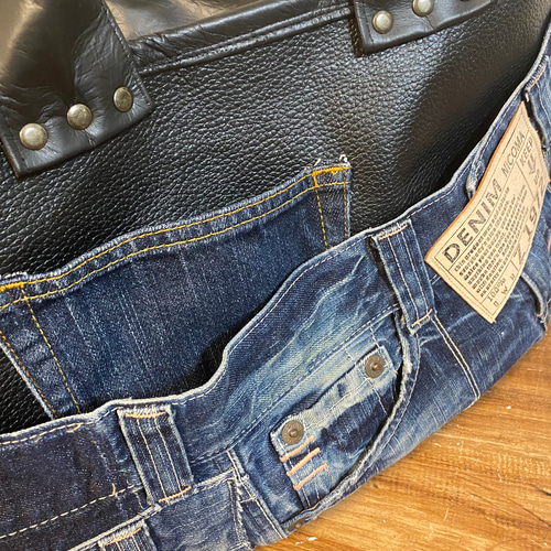 お値下げ】デニム リメイク トートバッグ ㉛ LEVI'S リーバイス お値下げ】デニム リメイク トートバッグ ㉛ LEVI'S リーバイス