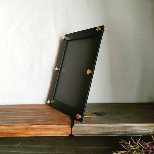 オーダーメイド アイアン QRコード スタンド】ロゴ 社名 店名 ショップ