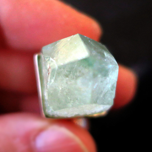 グリーンアポフィライト ペンダント 一点物 シルバー｜天然石