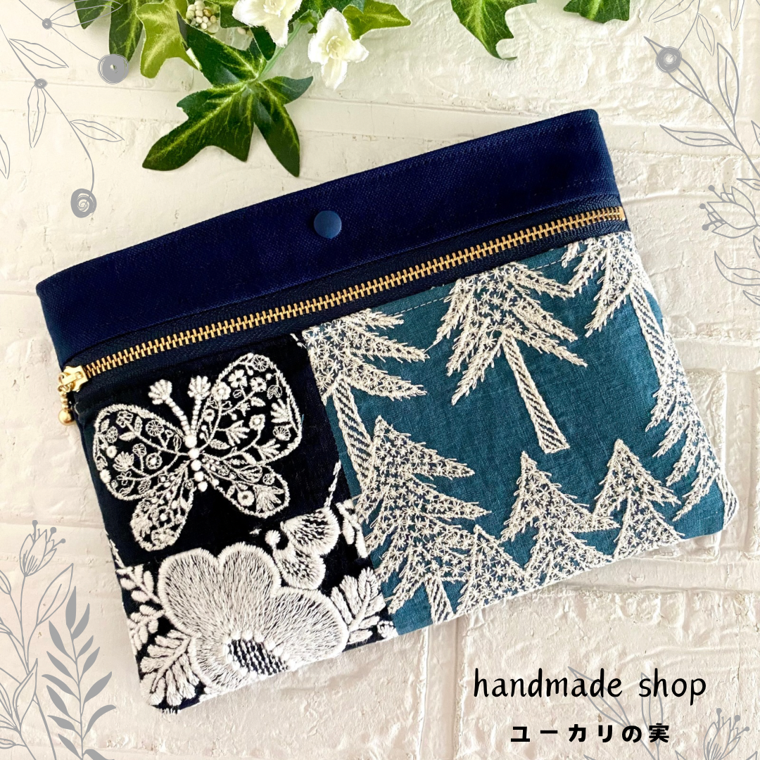 ミナペルホネン　通帳ケース　 minaperhonen