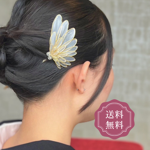 かんざし 結婚式 留袖 母親 お呼ばれ 黒留袖 訪問着 花嫁 上品 華やか