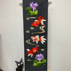 押し絵タペストリー　初夏のタペストリー　ぱんぱん 押し絵タペストリー 初夏のタペストリー ぱんぱん様専用