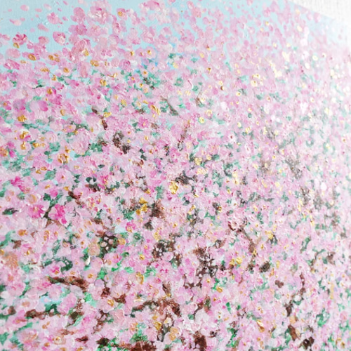 受注制作 桜 -やさしい春の日- 絵画 むらいさき 通販 19173844｜Creema