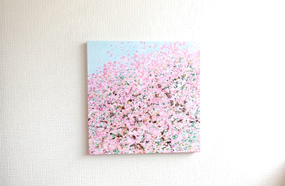 受注制作 桜 -やさしい春の日- 絵画 むらいさき 通販 19173844｜Creema