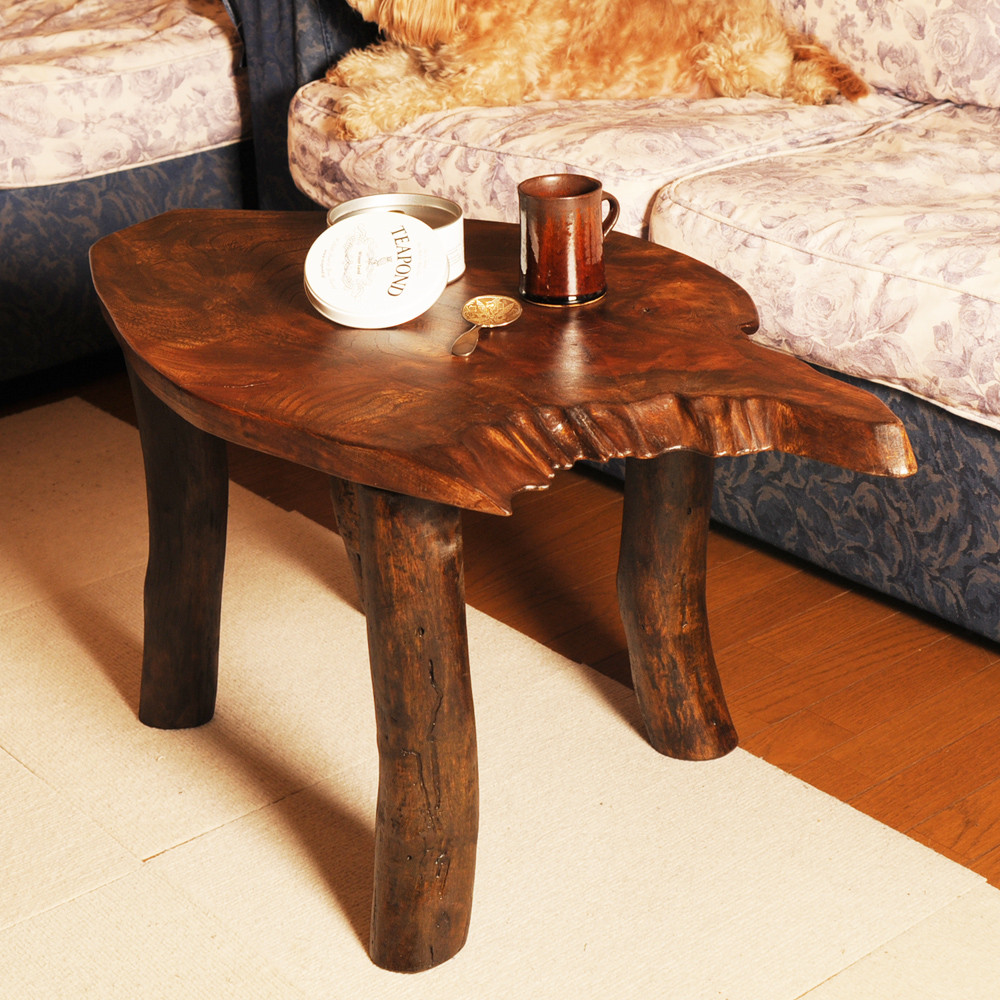 流木と一枚板のサイドテーブル１０１００８