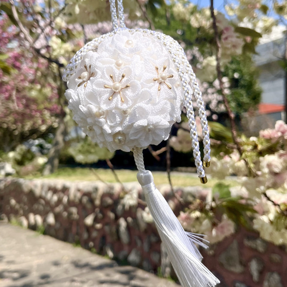 フラワーボール ちりめんボール ブーケ ボールブーケ 装花 ブライダル