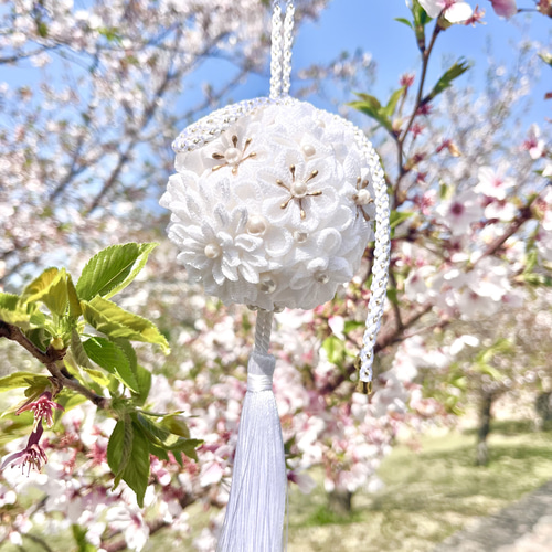 フラワーボール ちりめんボール ブーケ ボールブーケ 装花