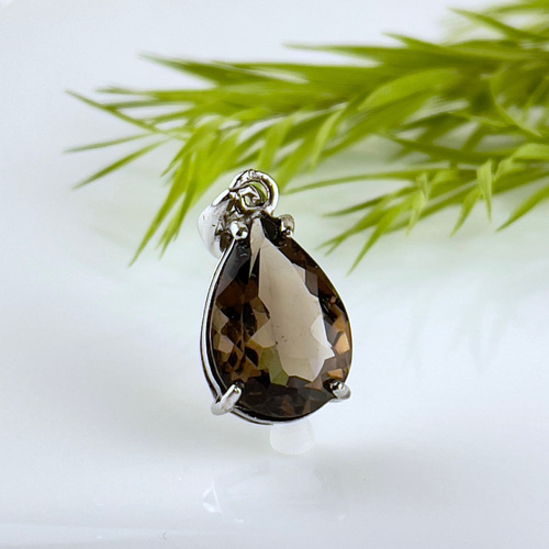 SV925 ヒマラヤ産スモーキークォーツペンダントトップ ペンダント