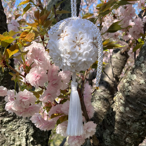 ボールブーケ フラワーボール ちりめんボール ブーケ 装花 ブライダル