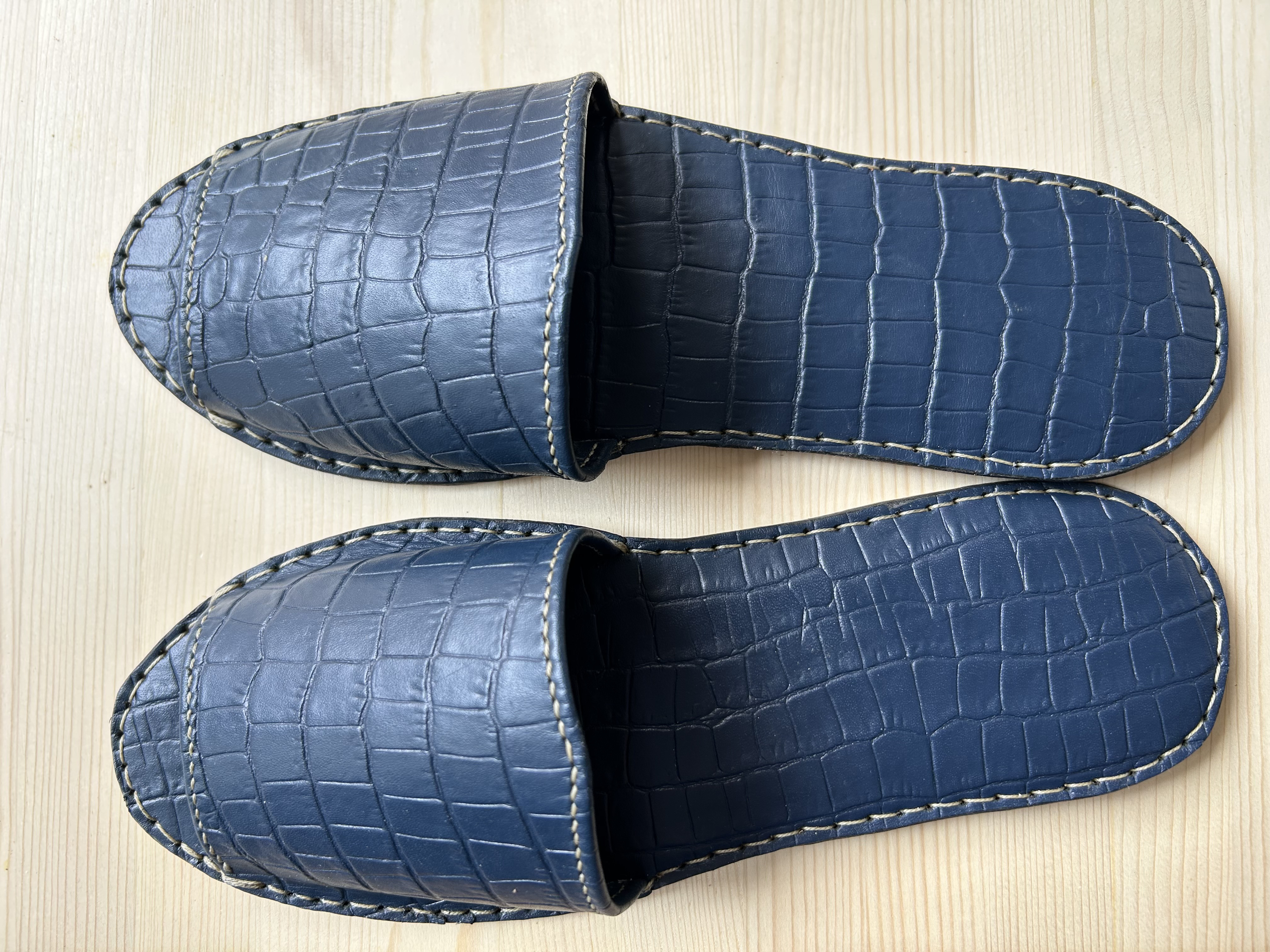 【防災×レザー】スリッパ　室内履き