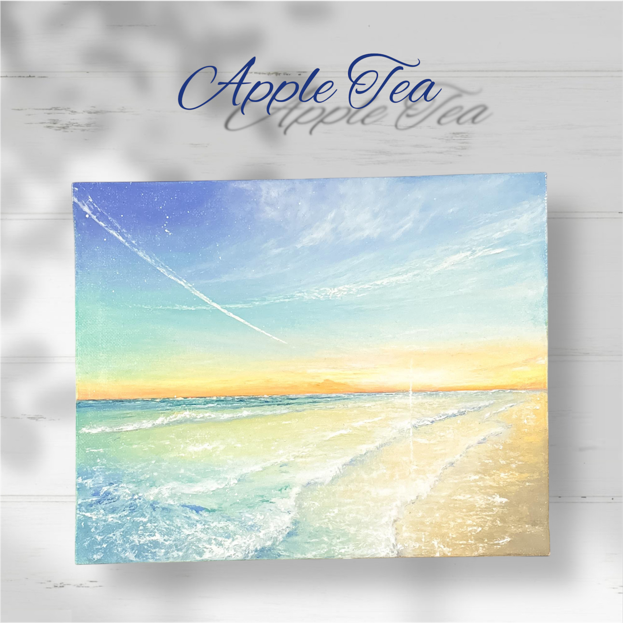 グレートオーシャンロード 原画 パステル画