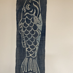 藍染　正月飾り　しめ縄　暖簾 藍染 しめ縄飾り 暖簾 その他インテリア雑貨 すずなが 通販 16901137