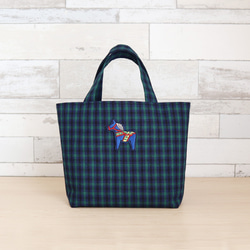 ひっちゃん 入園入学4点  ファミリア風 チェック ハンドメイド ♡100再販☆ファミリア風チェック柄 レッスンバッグ レッスン