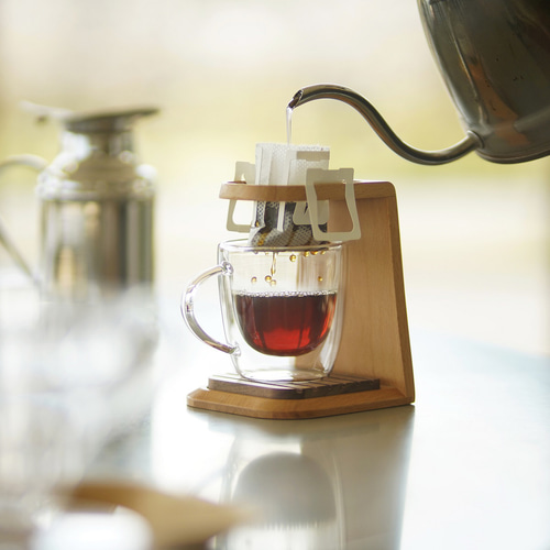 ドリッパースタンド コースター付き 木製 TOSMU ドリップスタンド