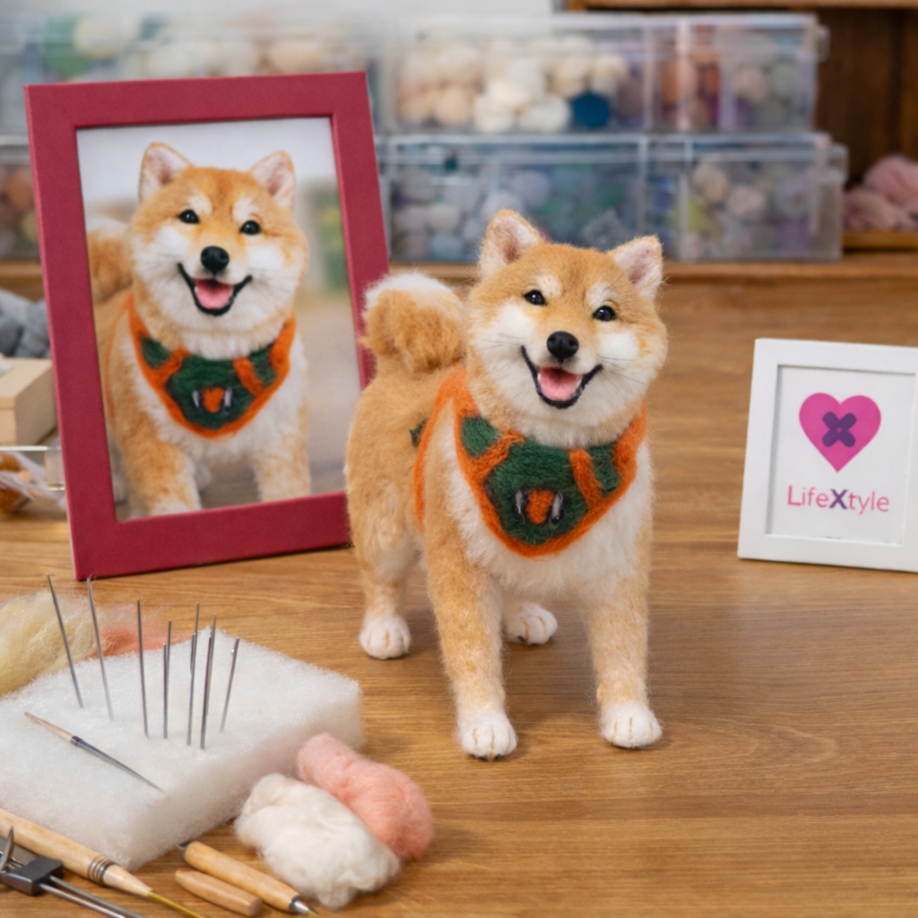 羊毛フェルト そっくり ペット オーダーメイド｜写真から作る ペットリアル ぬいぐるみ｜愛犬 うちの子 形見 思い出保存