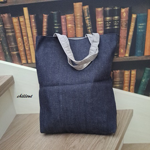 デニム】トートバッグ:インディゴ【0857】 トートバッグ chill デニム】トートバッグ:インディゴ【0857】 トートバッグ chill