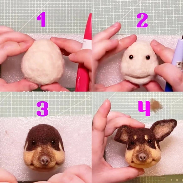 【オーダーメイドペット】羊毛フェルト、うちの子　猫ぬいぐるみ、フェルト猫、羊毛猫、肖像画、犬猫人形 プレゼントやギフトに 18枚目の画像
