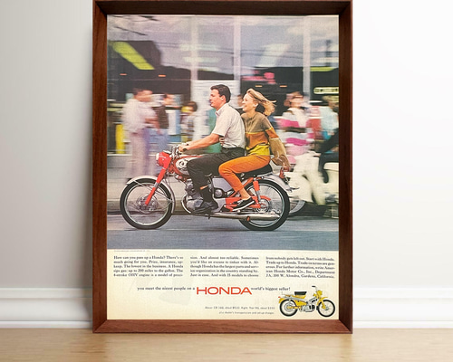 レア】1950年代〜1970年代のアメリカのヴィンテージ広告ミニポスター4