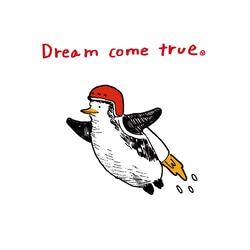 「Dream come true」安心のクオリティ/定番コットンTシャツ/送料無料 2枚目の画像