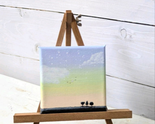 絵画　アクリル画　原画　希望への道　癒し　光　風景画　S.I 絵画 アクリル画 原画 希望への道 癒し 光 風景画 S.I 絵画
