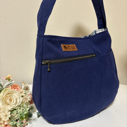 ワンショルダーバック 紺系 ショルダーバッグ tumugi 通販 19179469  