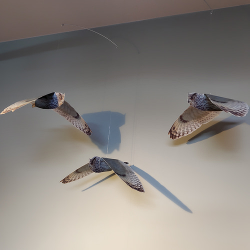 フクロウ ミミズク モビール 鳥 梟 モビール J.L.V FRANCE 通販