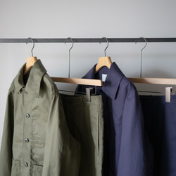 cotton herringbone coverall jacket/olive drab 15枚目の画像