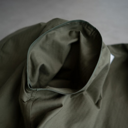 cotton herringbone coverall jacket/olive drab 13枚目の画像