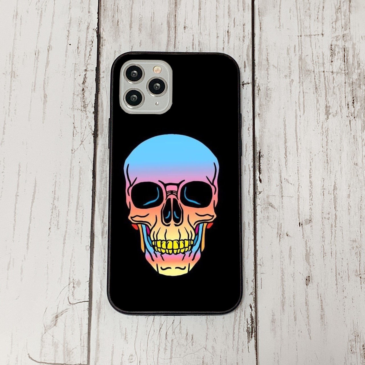 がいこつ ドクロ　iPhoneケース 15 14 13 mini SE スマホケース